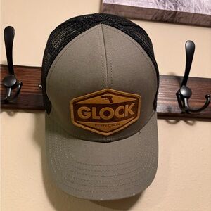Glock Men's Green and Black Hat